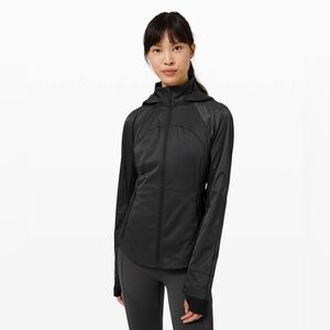 Lululemon Goal Smasher Jacket - Black, Hooded Zip-up Jacket